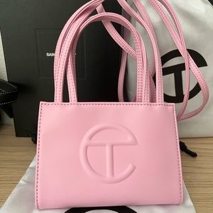 small bubblegum pink telfar